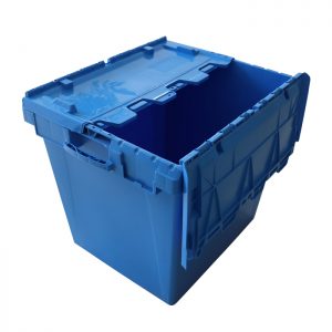 Collapsible Storage Boxes Nestable Plastic Containers - Foldable Crates ...